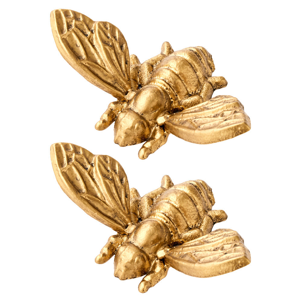 Pilbeam Living Iron Bebe Sculpture Table Decor Gold 15cm (2 Pack)