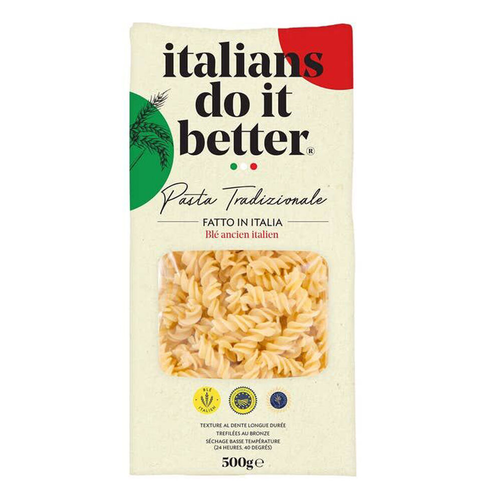 Hot Shots 500g Italians Do It Better Wheat Fusilli Pasta Noodle