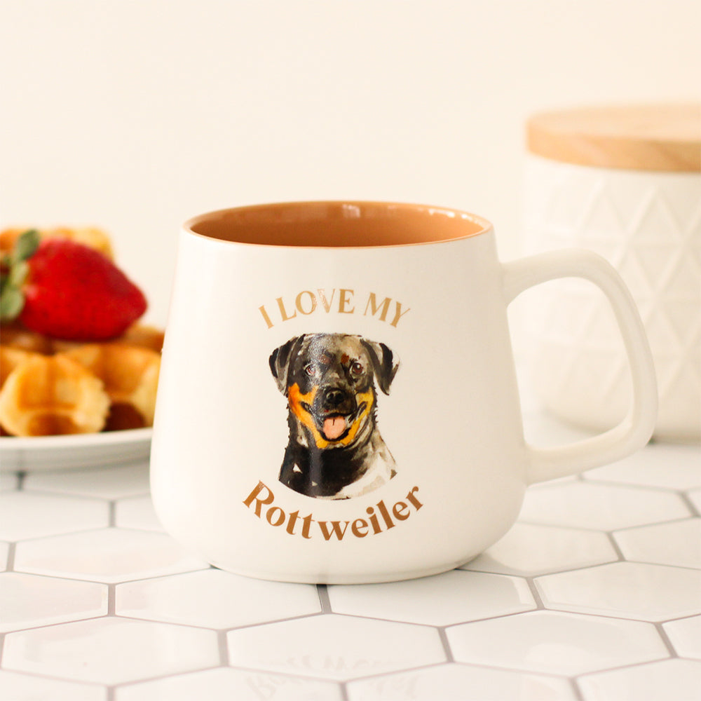 Splosh I Love My Rottweiler 12cm Dog Hot Beverage Matte Drink Ceramic Mug (2 Pack) — image 4