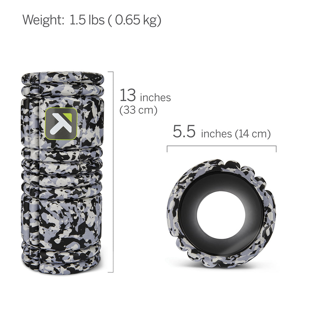 Triggerpoint GRID 1.0 Foam Self Massaging Workout Roller Size 13in Grey Camo — image 4