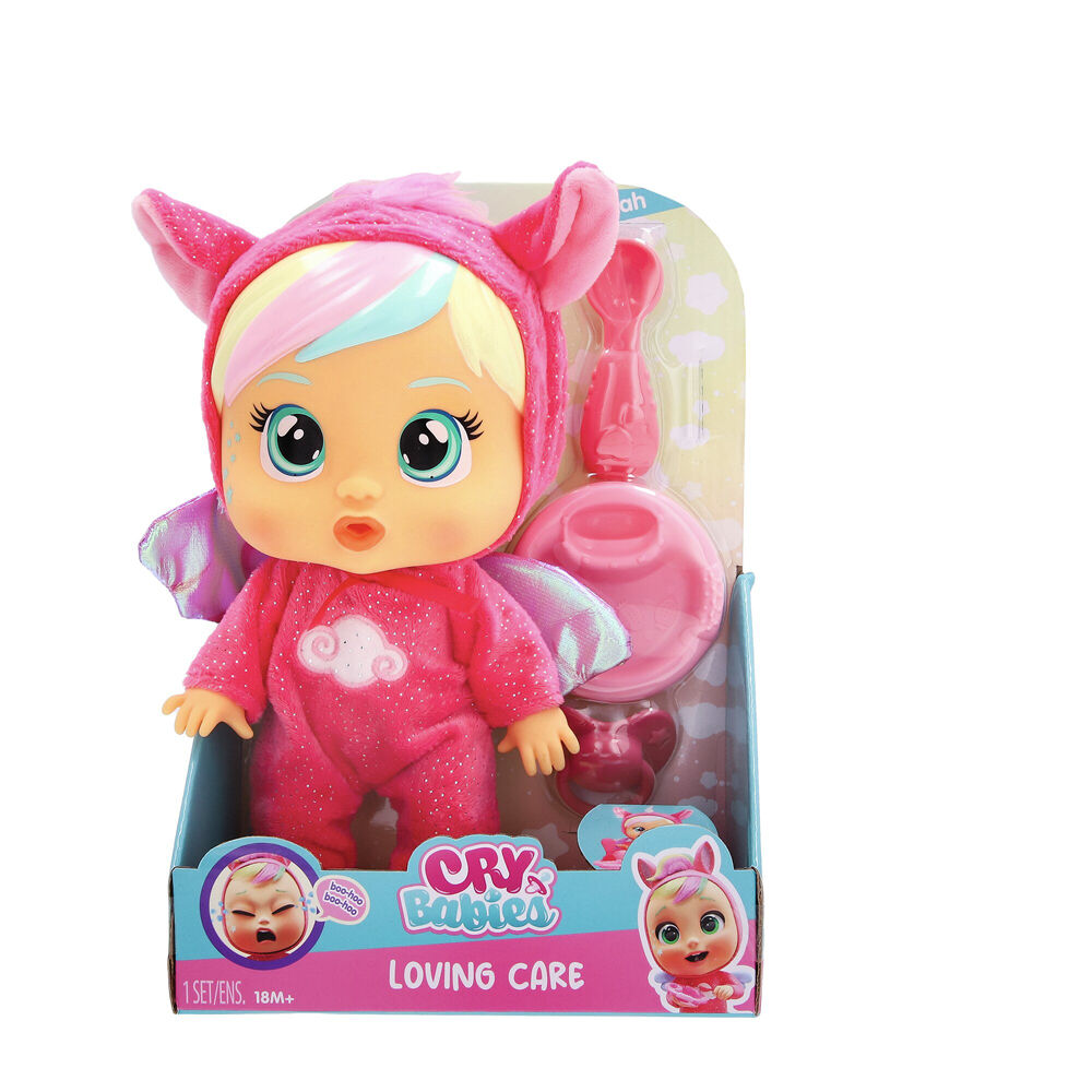 CRY Babies Loving Care Fantasy Doll Baby/Toddler Toy 14x30cm Assorted 18m+