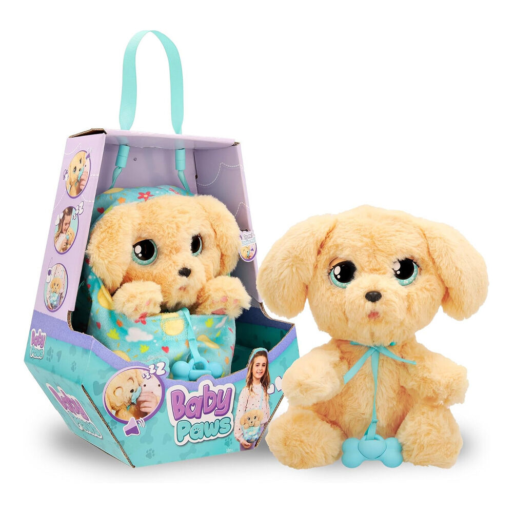 Baby Paws W2 Labrador Soft Plush Puppy Toy 24x17cm Kids/Children Yellow 3y+