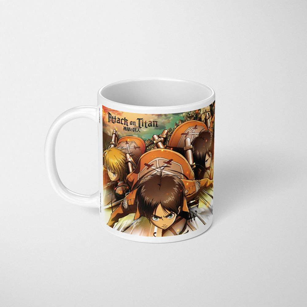 Attack on Titan Ceramic Coffee/Tea Drink Mug w/ Handle Drinkware Water Cup — image 3