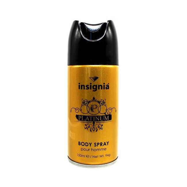 Insignia Men's Body Spray Platinum Pour Homme 150ml Mist Fragrance (12 Pack) — image 2