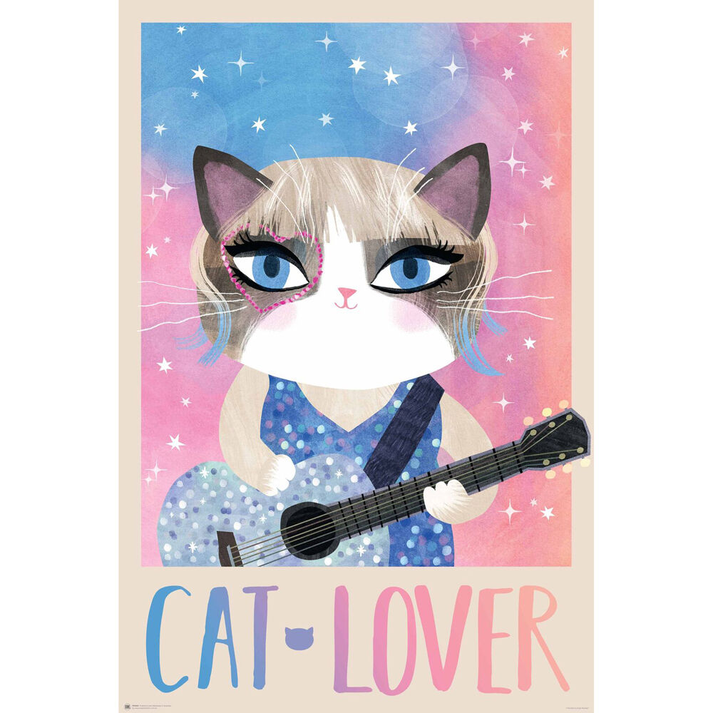 Taylor Swhiskers 61 x 91.5cm Cat Lover Swift Inspired Poster