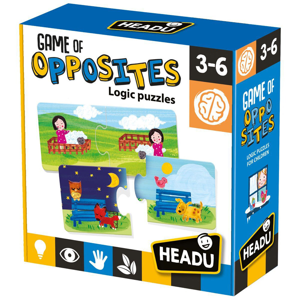Headu Game of Opposites Jigsaw Puzzle Kids/Children Fun Play Activity Game 3y+