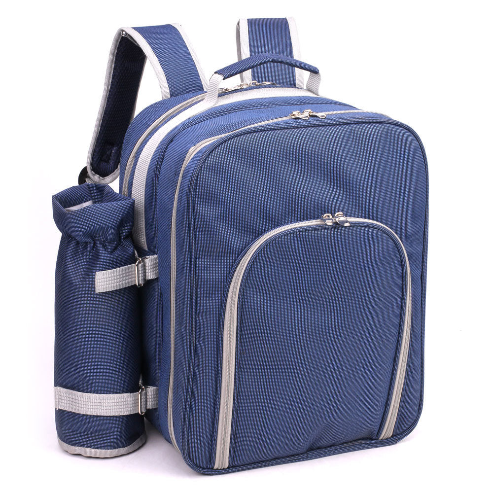 Lasting Impressions Safari 2 Person Picnic Bag Set/Backpack Wine Glasses Cutlery/Knives/Forks/Spoons — image 2