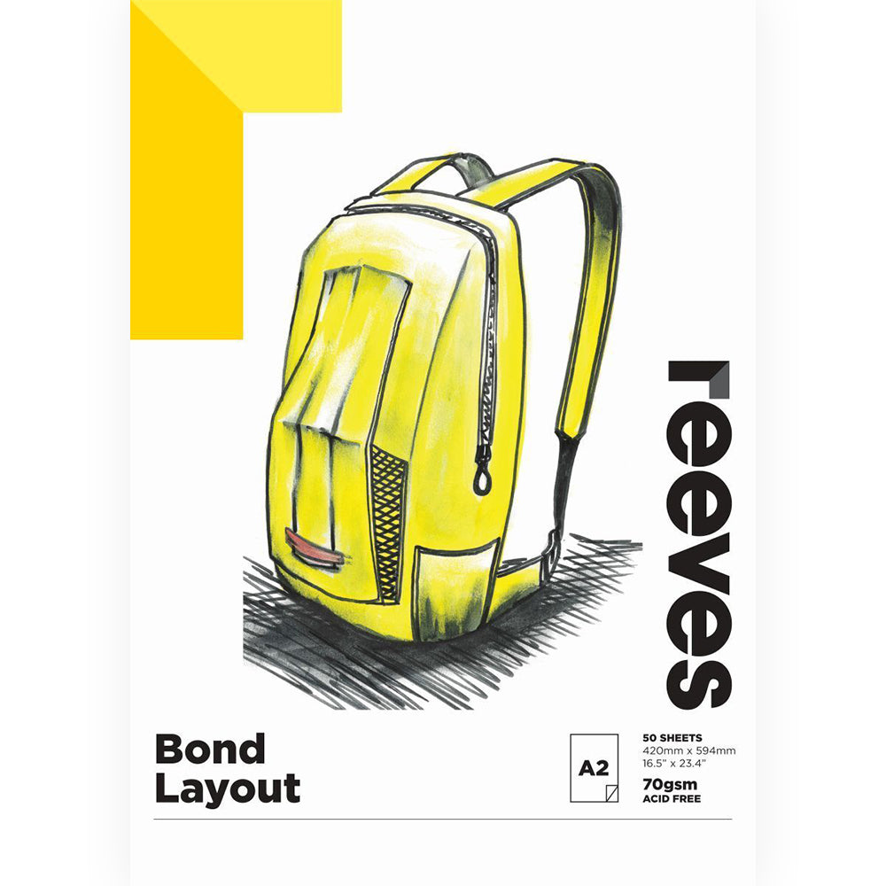 Reeves 50 Sheets A2 Size Premium High Quality Craft Paint/Sketch Paper