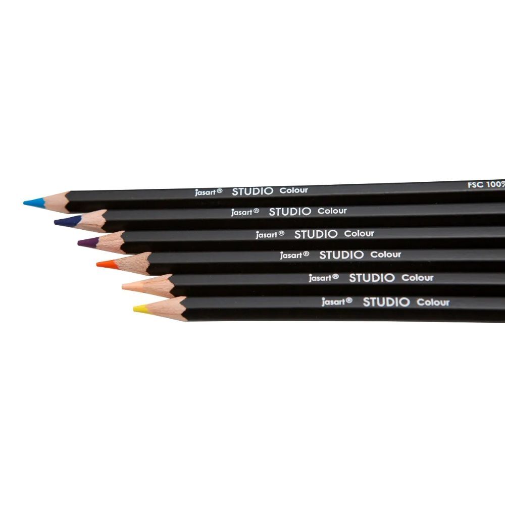 Jasart Studio Art/Craft Tin Colour Pencil Set Sketching/Drawing Non-Toxic (36 Pieces) — image 3