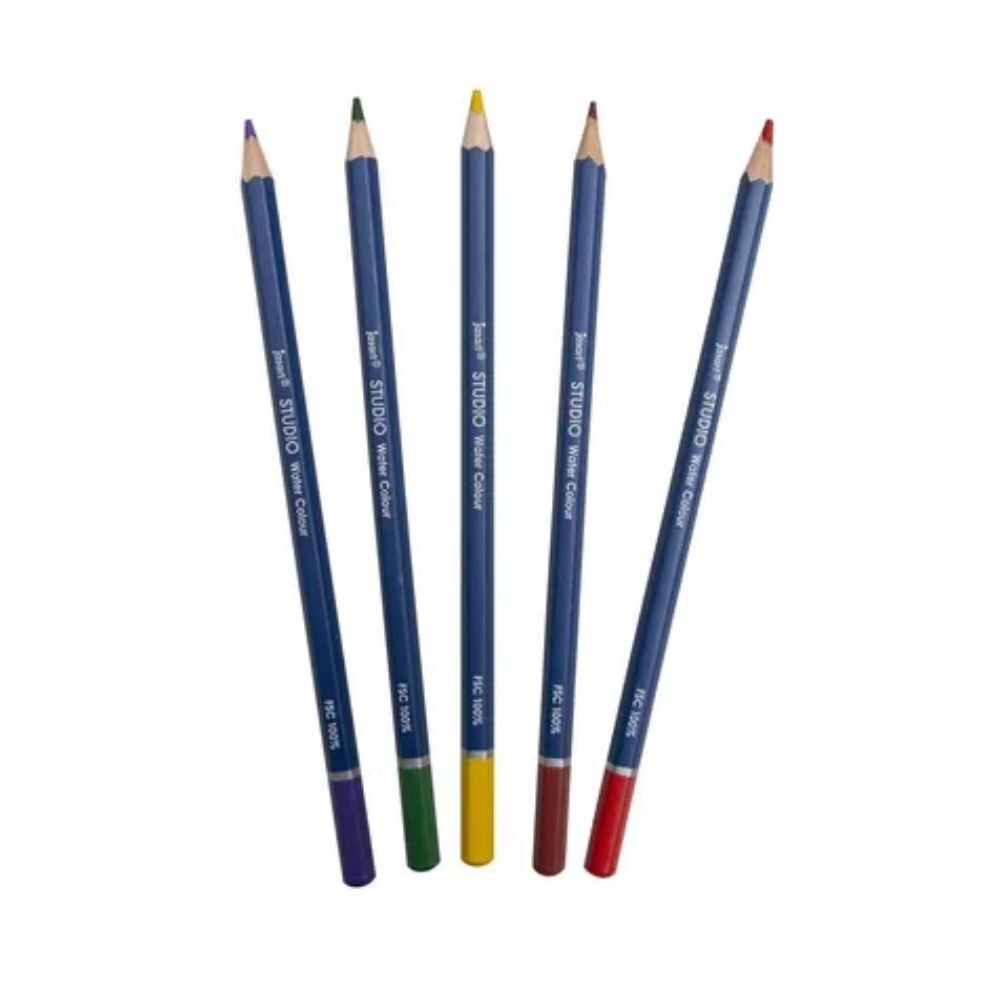 Jasart Studio Art Drawing/Blending Watercolour Pencil Tin Set Non-Toxic (12 Pieces) — image 3