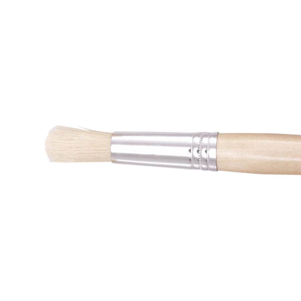 Jasart Soft Hog Bristle Round Sz 11 Art/Craft Paint/Colour Brush Series 582 (12 Pack) — image 2
