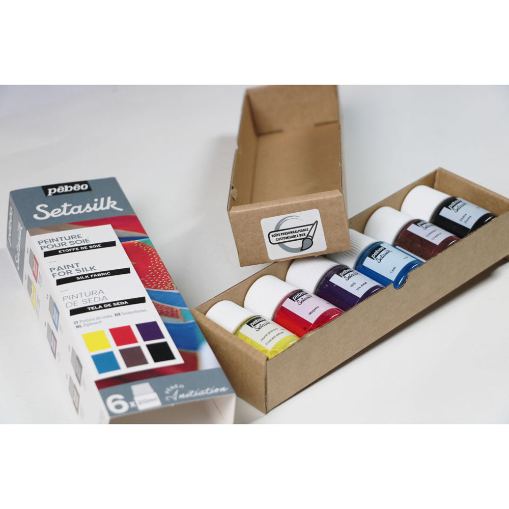 Pebeo Setasilk Silk Clothing Paint 20ml Set Creative Art Painting (6 Pieces) — image 2