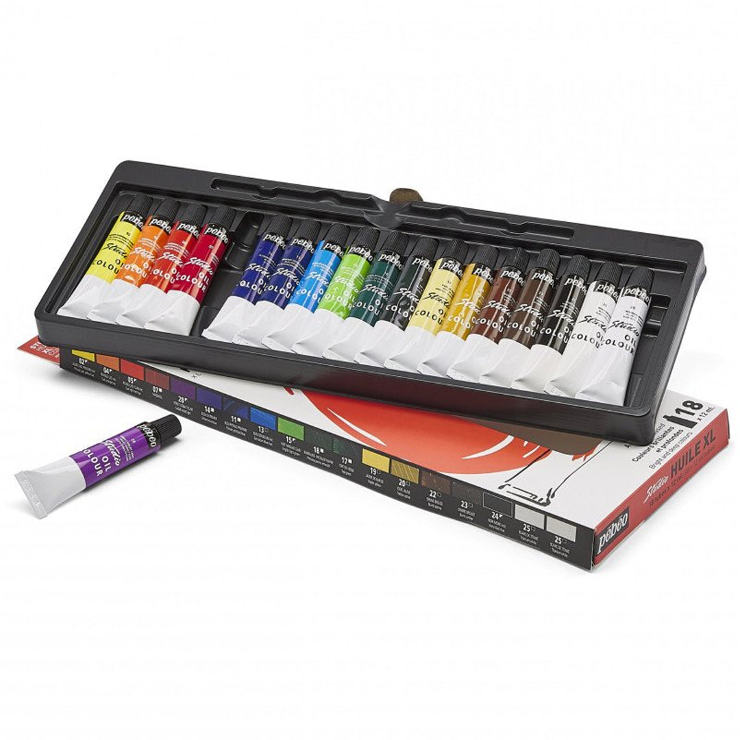 Pebeo Xl Fine Oil Set 12ml Creative Art Painting