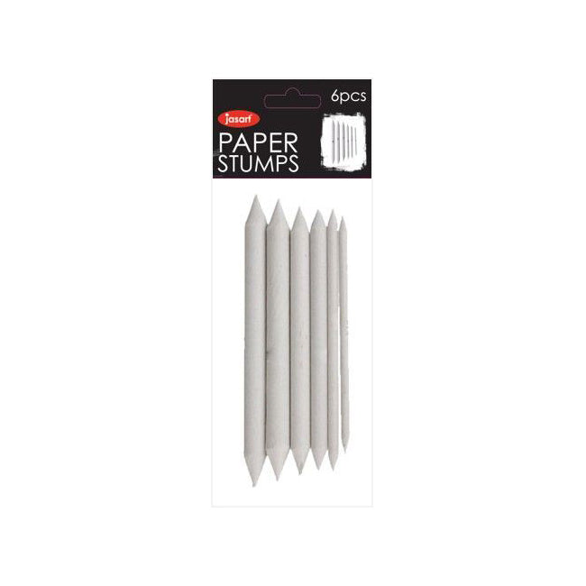 Jasart Paper Stumps Set For Sketching/Charcoal Blending Craft Drawing Tools (6 Pieces)