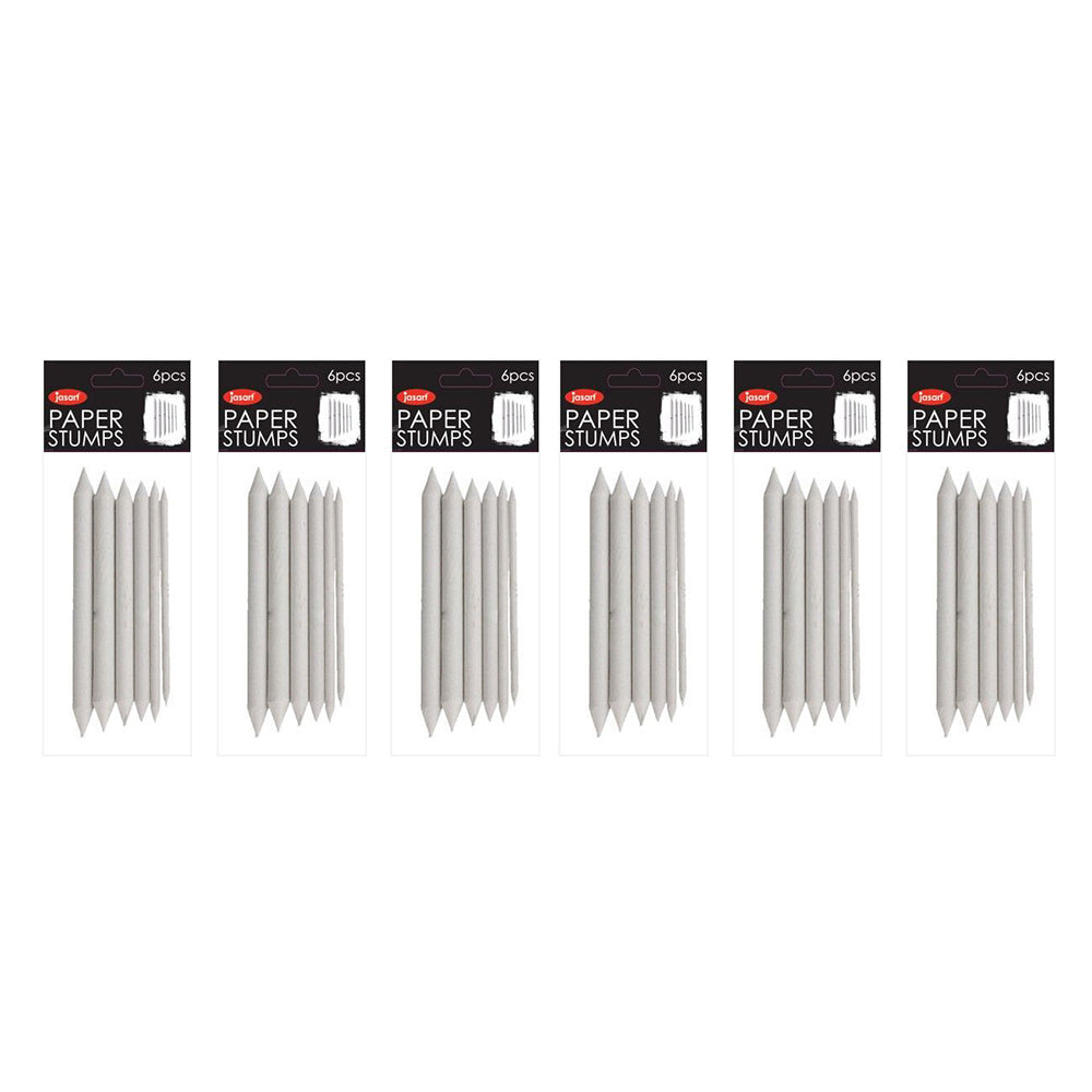 Jasart 6pc Jasart Paper Stumps Set For Sketching/Charcoal Blending Drawing Tools (6 Pack)