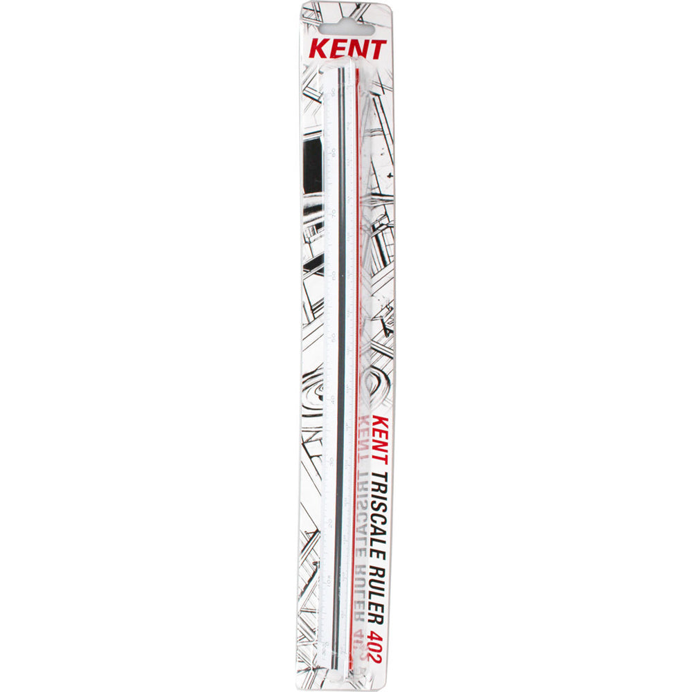 Kent Triangular Hand Scale 402 1:100,200,250,300,400,500 Technical Design Set