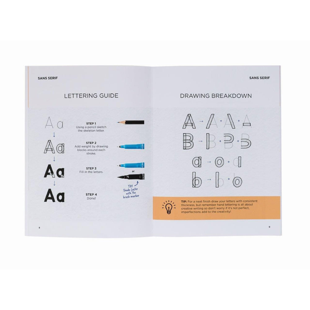 Manuscript Class Teach Yourself Hand Lettering Decorative Typography Kit — image 2