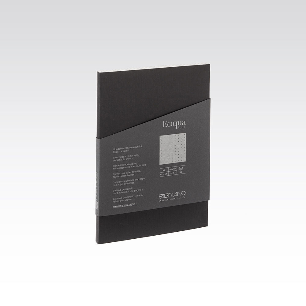 Fabriano Ecoqua Plus Vino Lines Glued A4 Notebook Home School Stationery