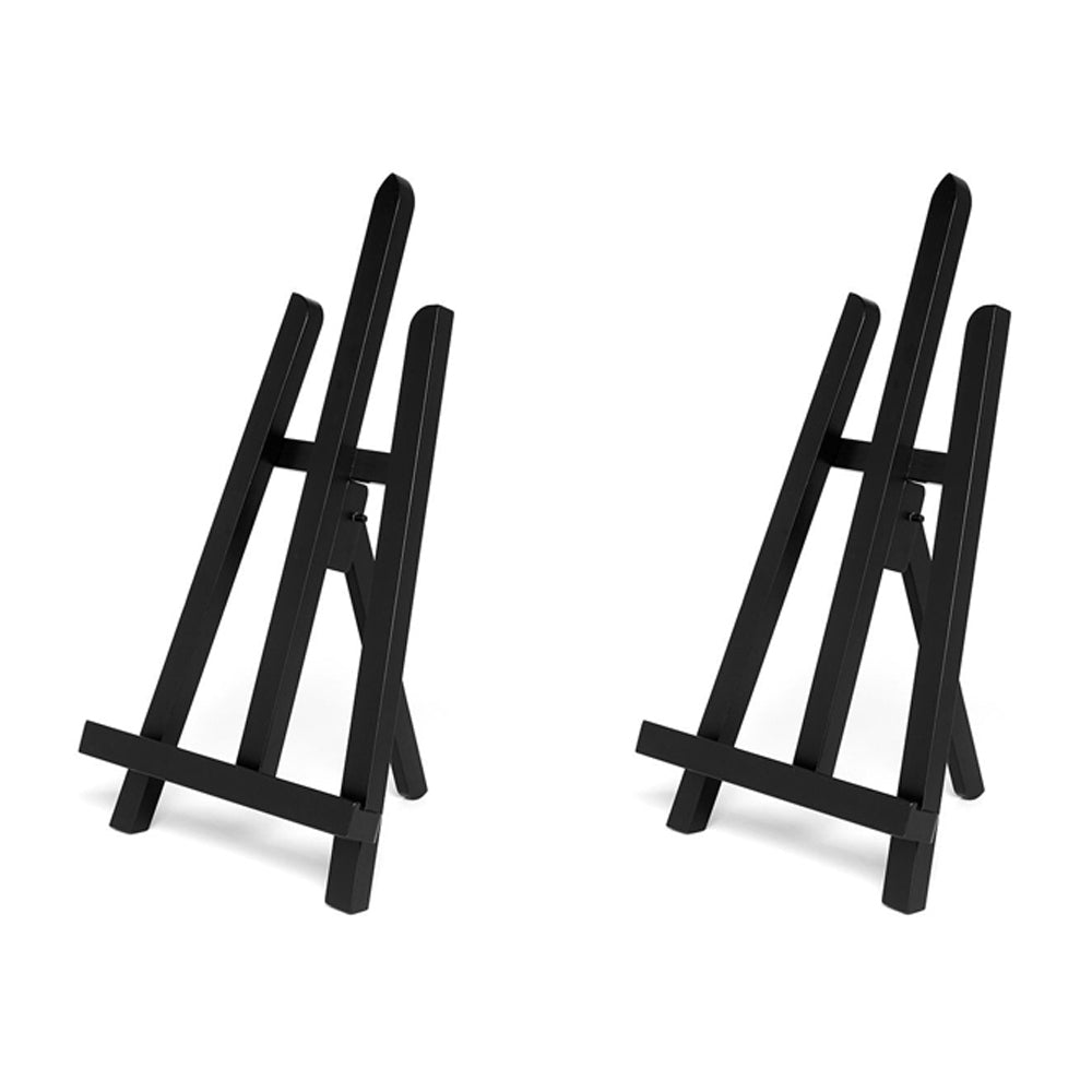 Jasart Tabletop Painting Colour Easel 29x40cm - Black (2 Pack)