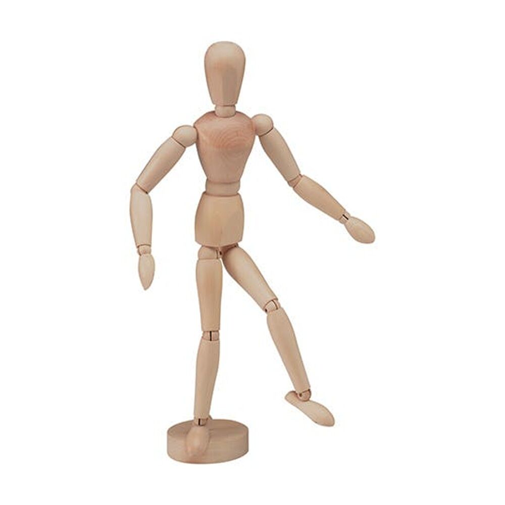 Jasart Wooden Manikin Moveable Modelling Reference Drawing Aid 12in Female NTRL — image 2