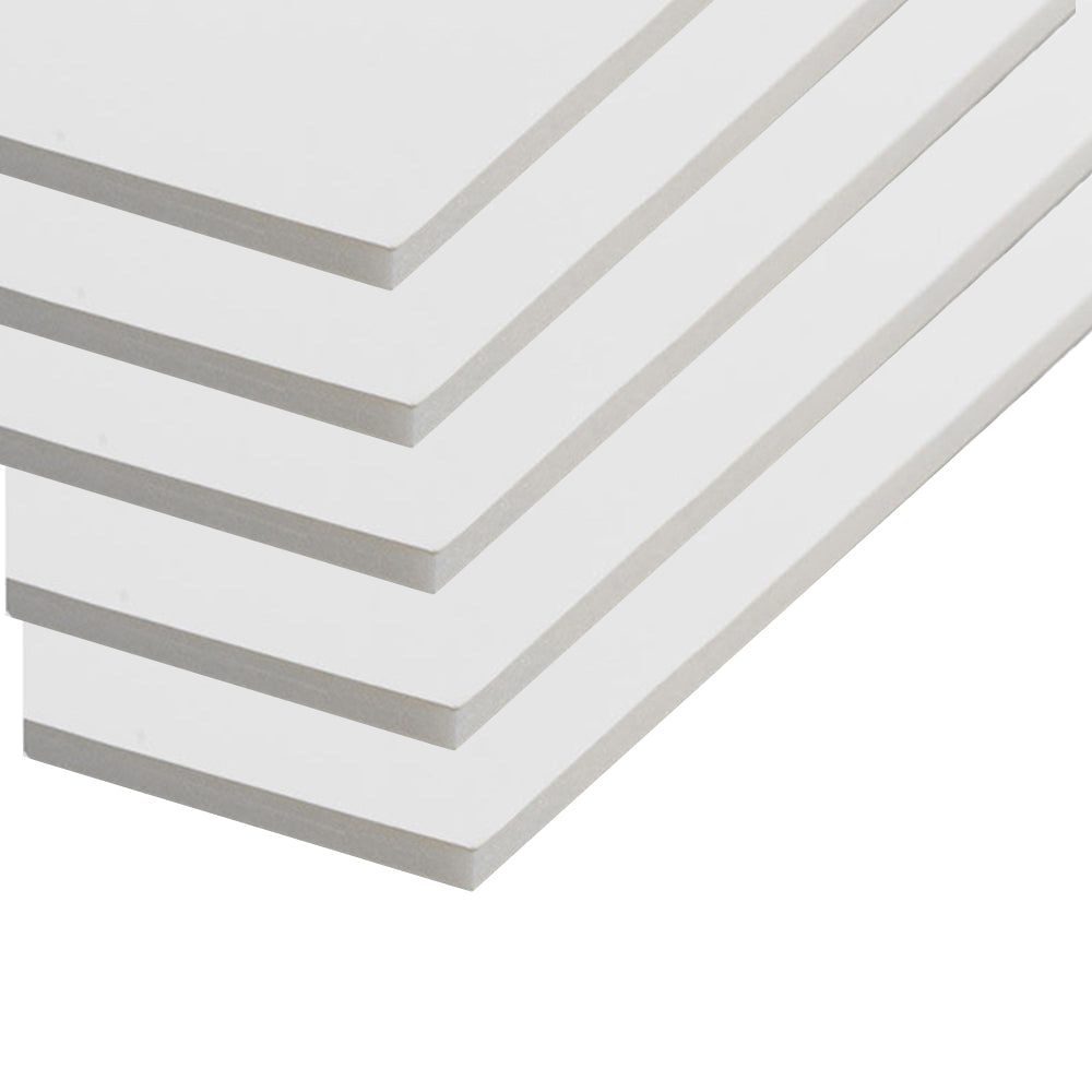 Jasart A2 Foamboard 5mm Backing Mounting Board - White (5 Pack)