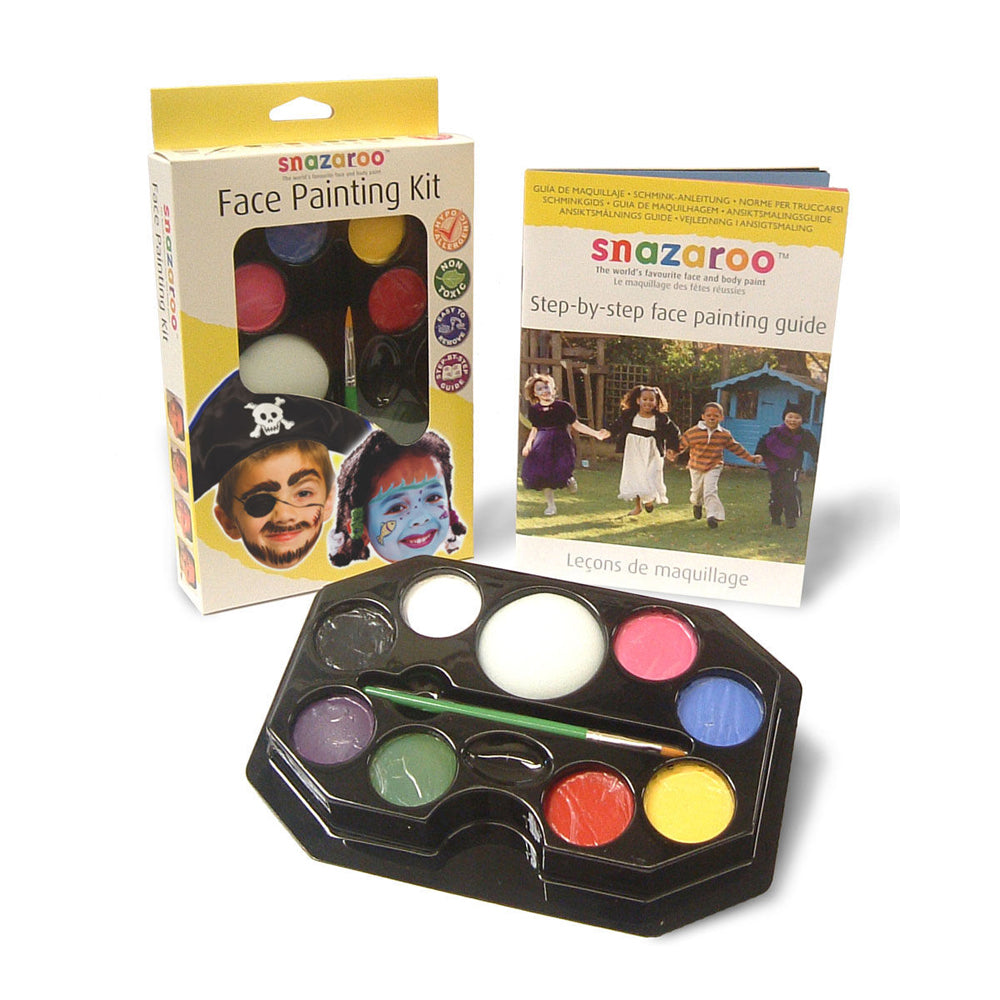 Snazaroo Palette Set - Unisex Novelty Fun Face/Body Dress Up Painting Kit