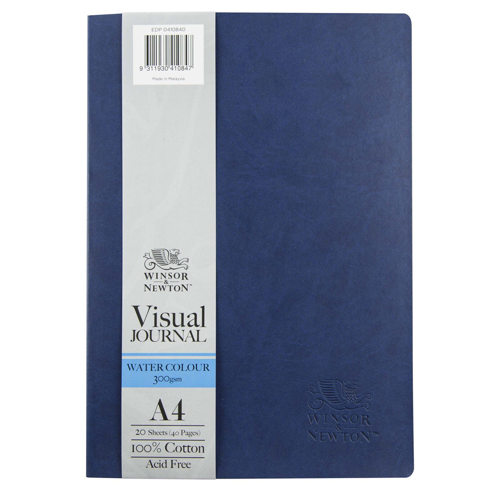 Winsor and Newton SoftCover Cotton Water Colour Visual Journal 300gsm 40-Pg — A4
