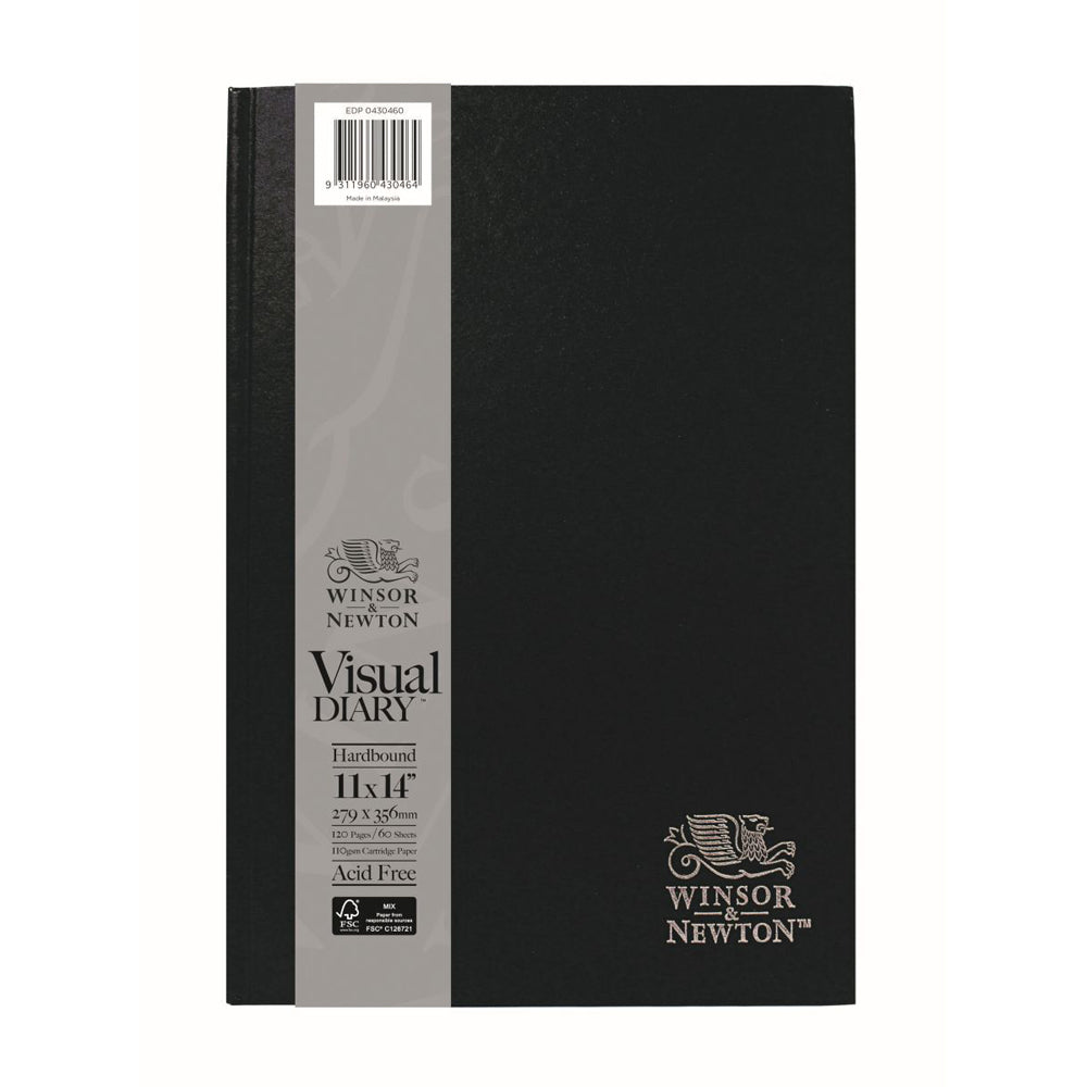 Winsor and Newton Hard Bound Visual Diaries 60 Sheets 110gsm FSC MIX Credit