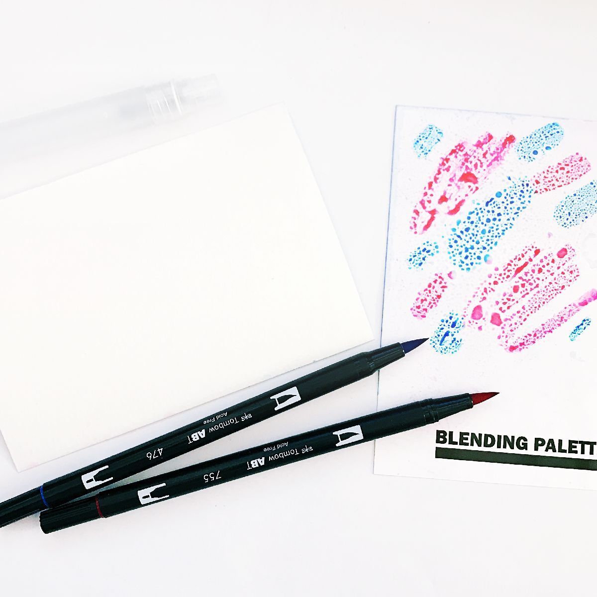 Tombow Dual Brush/Fine Pen Marker Water-Based Sketching/Drawing Set Galaxy (10 Pieces)