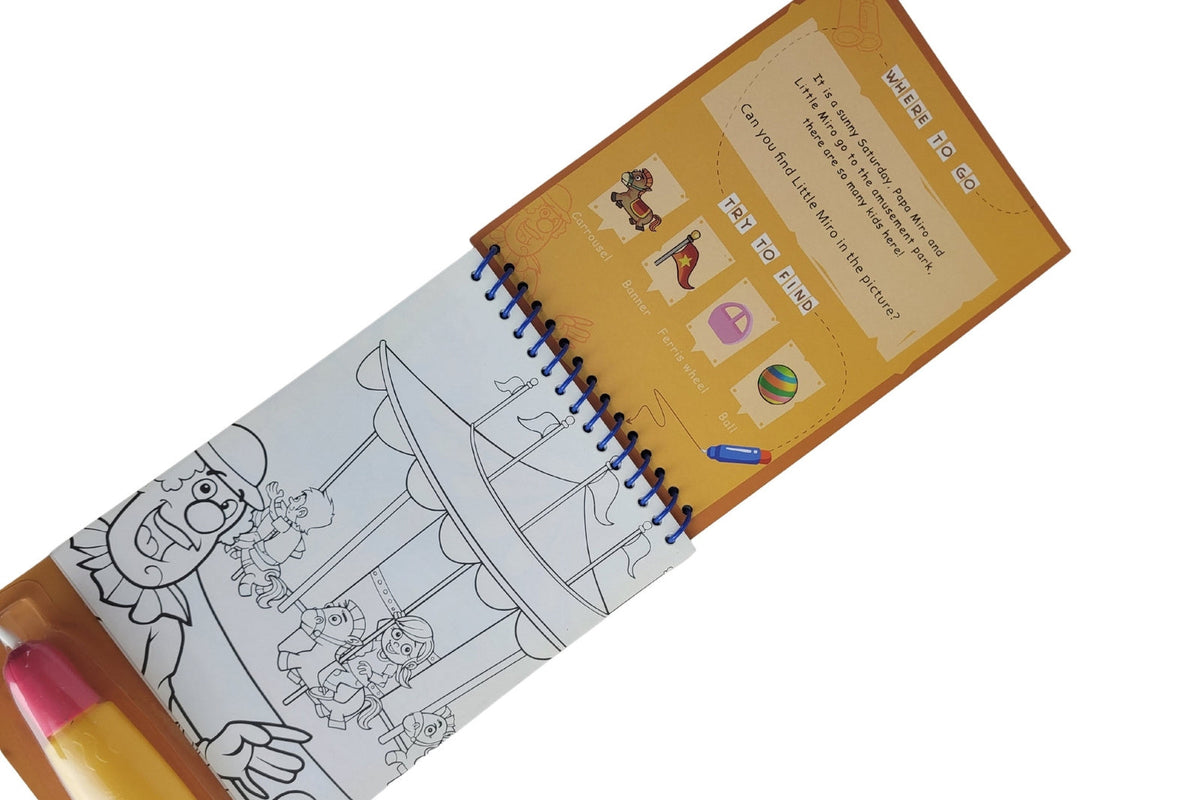 Jarmelo Magic Water Colouring Pad - Amusement Park — image 7