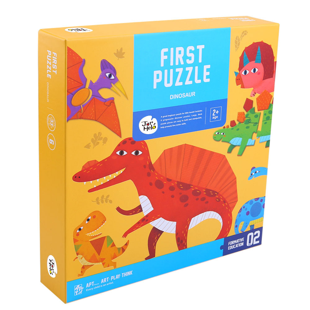 Jarmelo First Puzzle Dinosaur Toddler/Children's Junior Jigsaw Puzzle 12m+ (33 Pieces)