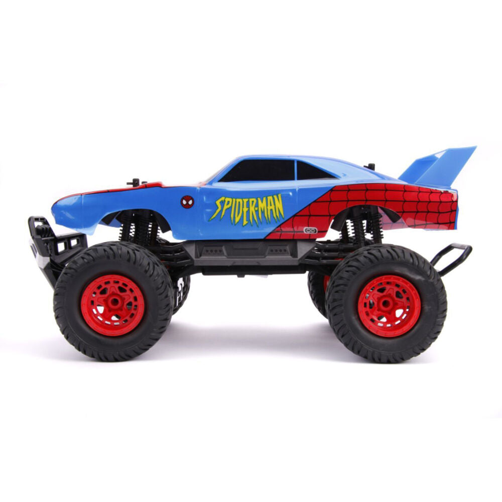 Hollywood Rides 1:12 RC Truck Dodge Charger Daytona Spider-Man Toy — image 3