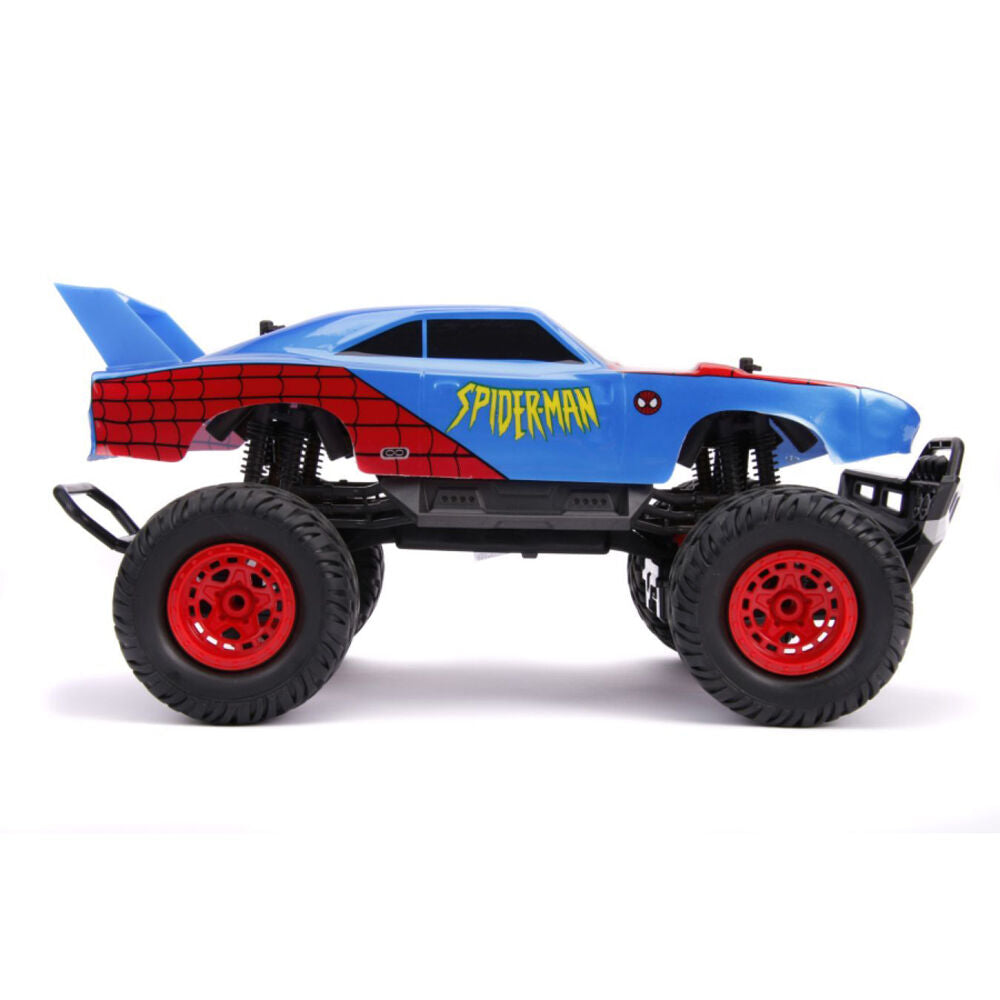 Hollywood Rides 1:12 RC Truck Dodge Charger Daytona Spider-Man Toy — image 5