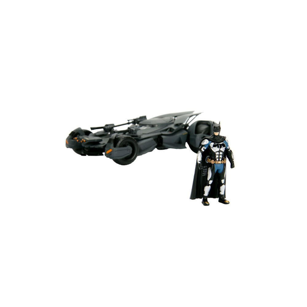 Jada Toys Justice League 2017 Batman w/ Batmobile 1:24 Scale Die-Cast Vehicle Toy — image 3
