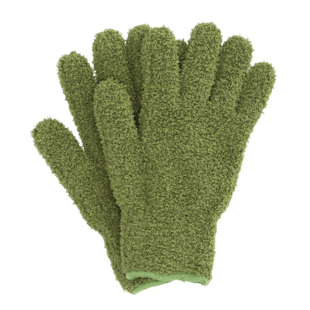 Esschert Design Green Gardening Accessory Indoor Plant Dusting Gloves