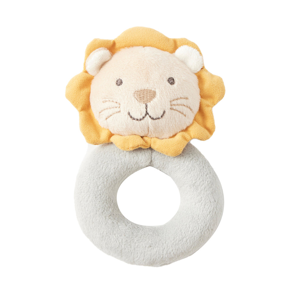 Jiggle & Giggle Plush Lion Rattle Soft Play Baby/Infant Kids Sensory Toy 0m+ (2 Pack) — image 2