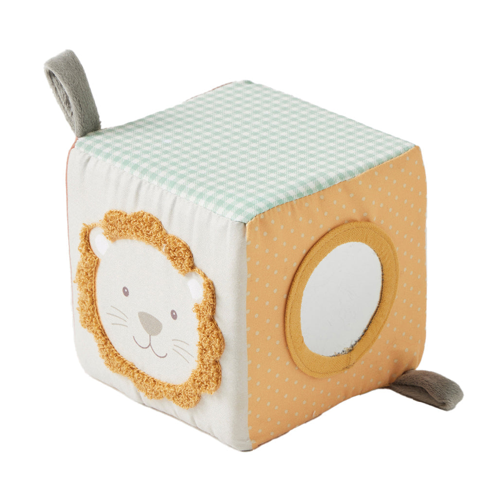 Jiggle & Giggle Plush Safari Block Baby/Toddler Activity Sensory Playing Toy