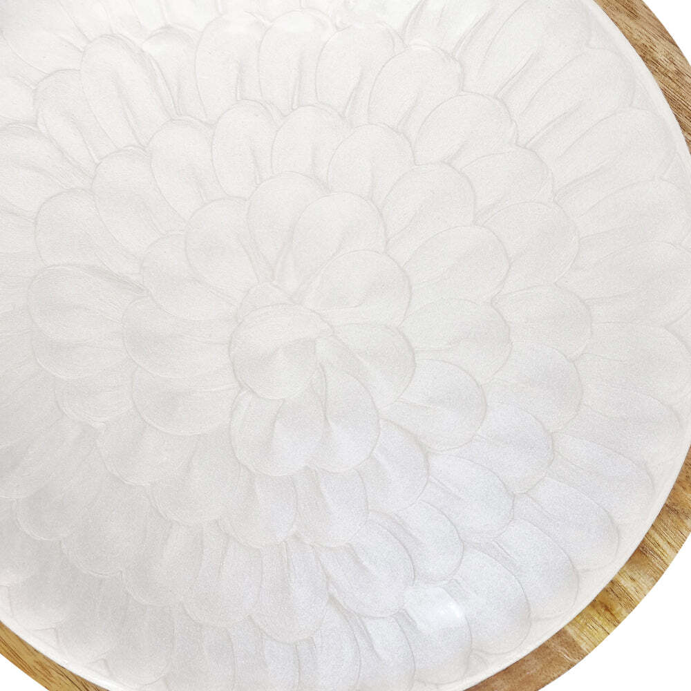 J. Elliot J.Elliot Como 29cm Footed Serving Plate Party Tableware Food Dish Round Pearl — image 2