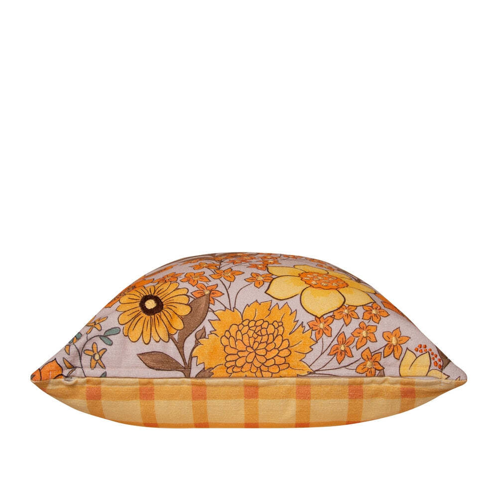 J. Elliot J.Elliot Meadow 50cm Cotton Cushion Square Home Decorative Pillow Mango/Multi — image 2