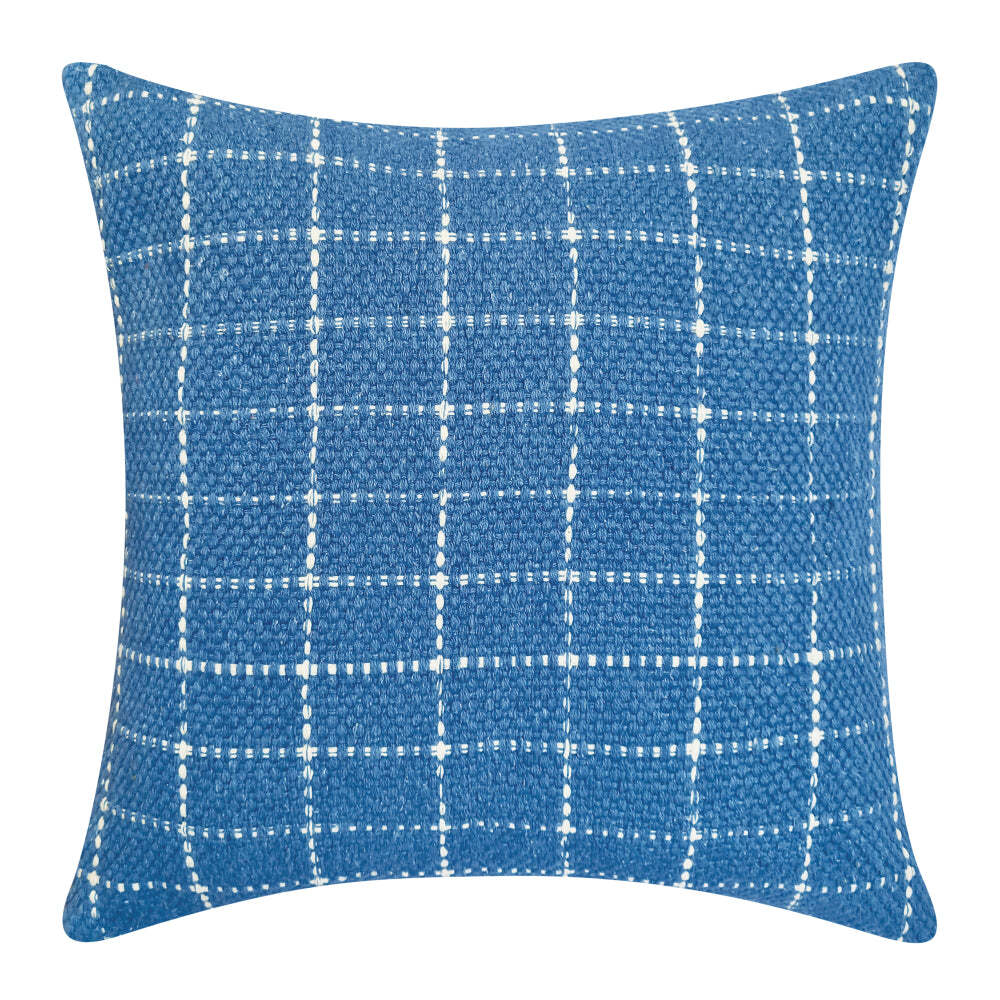 J. Elliot J.Elliot Home Tahlia 50x50cm Cushion Pillow Square Decor Elemental Blue & Cream