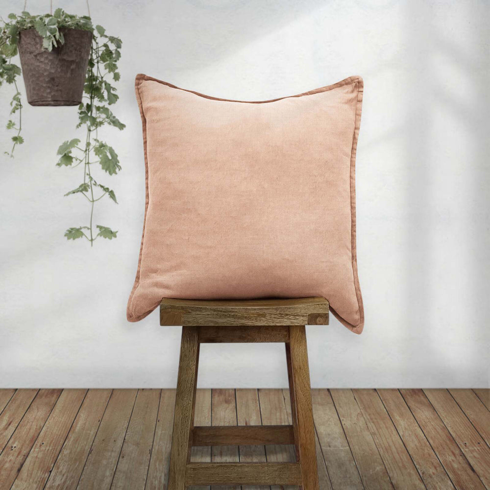 J. Elliot J Elliot Home Linen Collection 50x50cm Feather Filled Cushion Pillow Sqr Blush