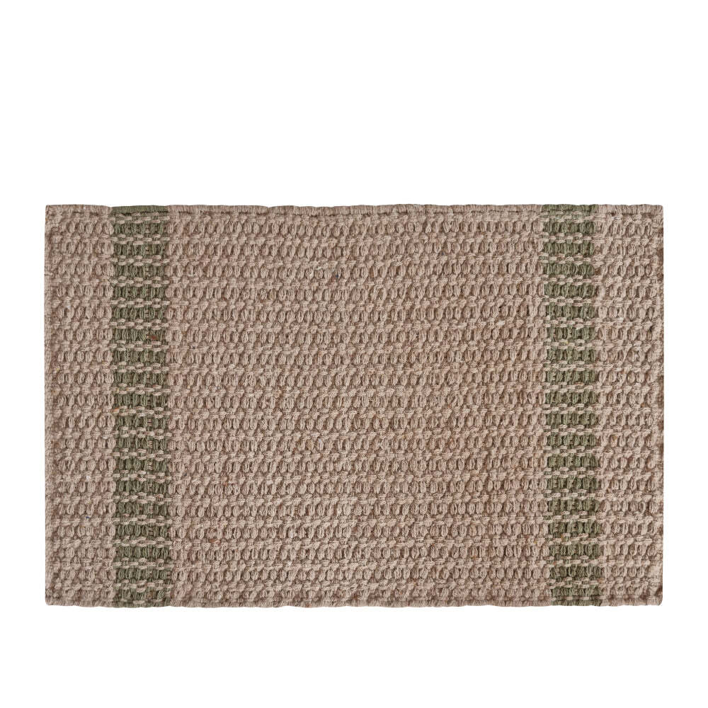 J. Elliot J.Elliot Home Conner 33x48cm Jute Placemat Table Protector Rectangle (4 Pack) — Olive