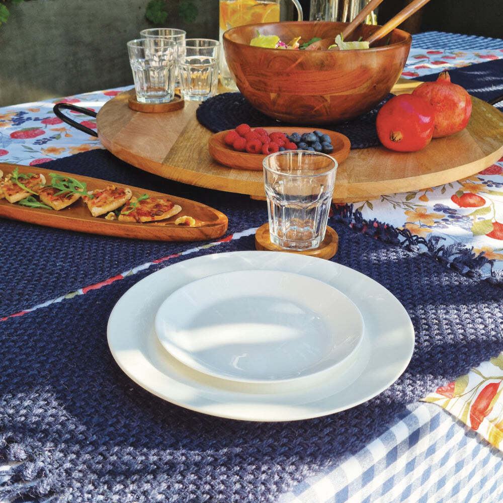J. Elliot J.Elliot Home Rowan 33x48cm Jute Placemat Table Protector Rectangle Navy (4 Pack)