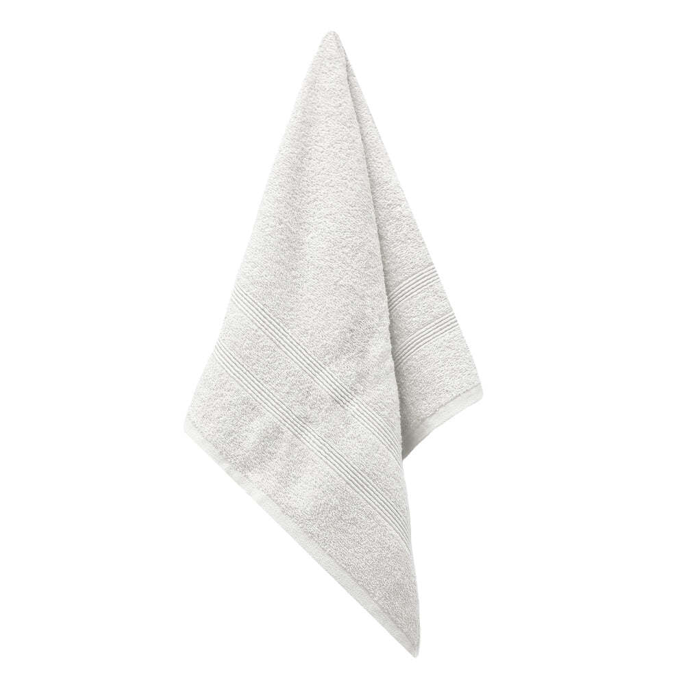 J. Elliot J Elliot Home Terry Cotton 50x85cm Bathroom Face/Bath Hand Towel White (2 Pieces) — image 2