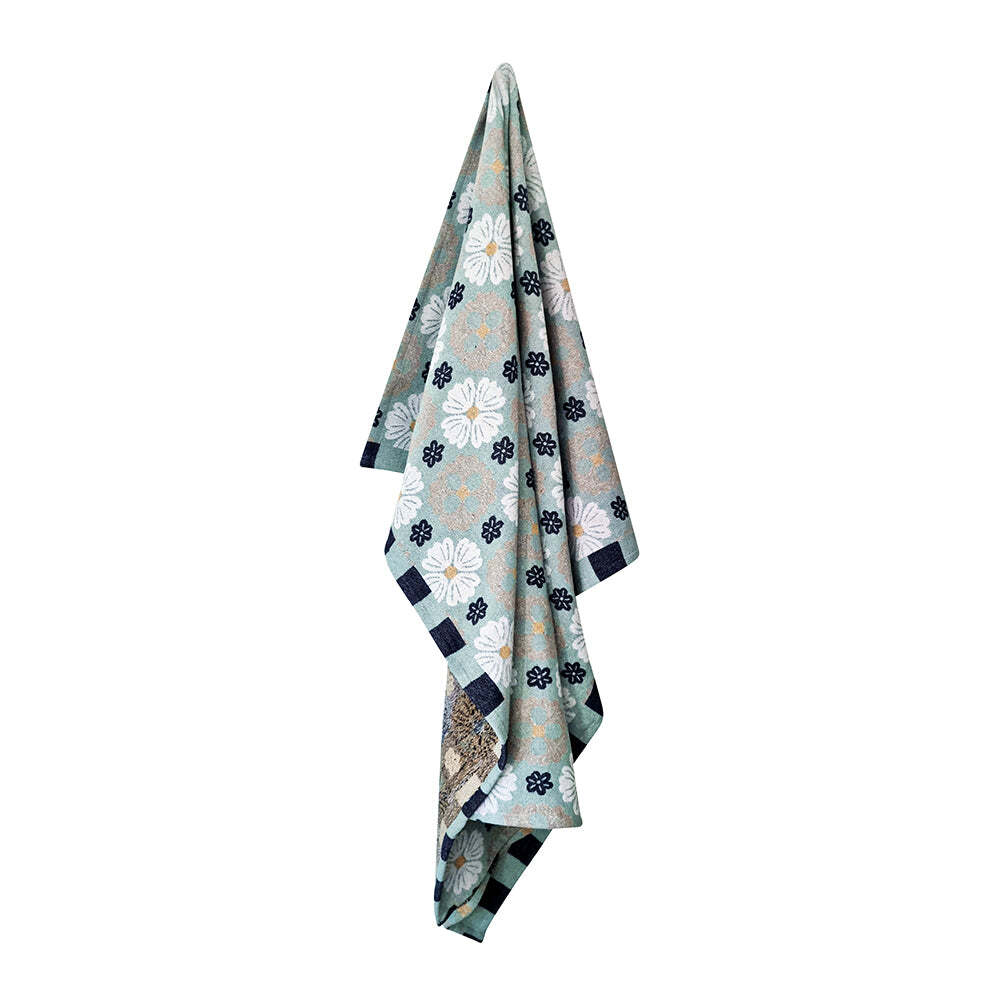 J. Elliot J.Elliot Home Zoe Throw 130x160cm Peppermint & White Multicolour