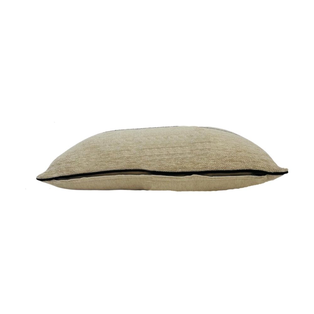 J.Elliot Home 35x55x0.7cm Natural & Black Pointer Cushion Pillow Household Decor — image 4