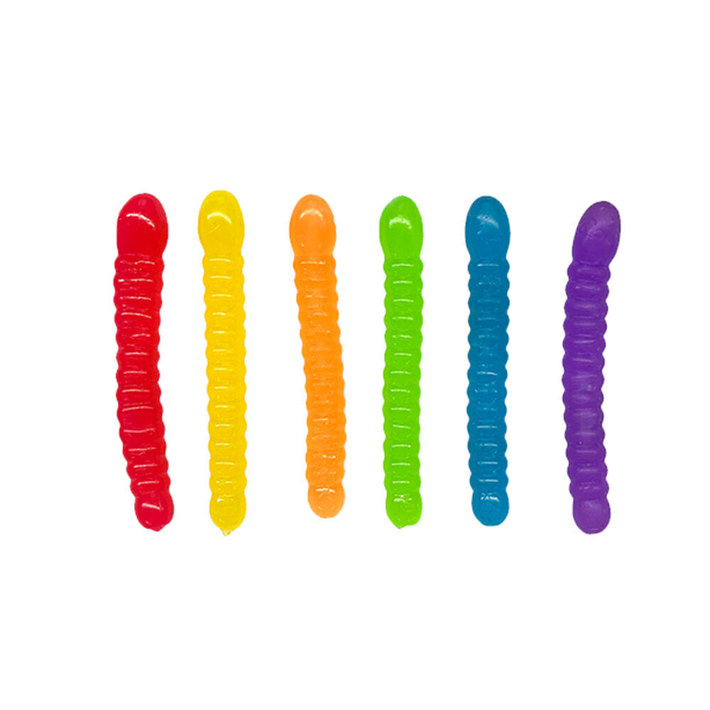 Bensons Stretchy Worms Kids/Childrens Novelty Sensory Fidget Toy 6y+ Asstd — image 5