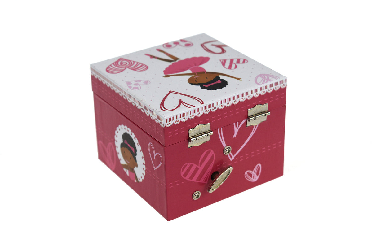 Kaper Kidz 10.5cm Misty Ballerina Square Music Jewellery Box Kids Home Decor 3+ — image 3