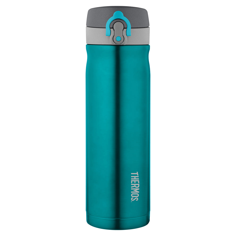 Thermos Vacuum Insulated Durable Stainless Steel Water Drink Bottle Teal 470ml