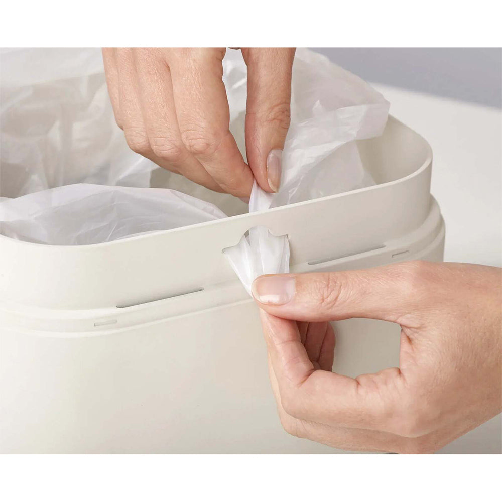 Joseph Joseph Stack 4L/23.5cm Food Waste Caddy Storage w/ Handle/Lid Stone — image 4